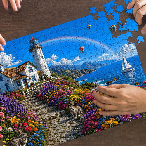 Dreamy Seaside Lighthouse